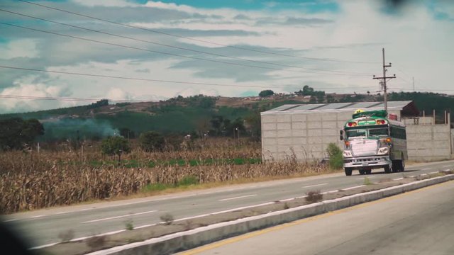 showing the live on the streets of guatemala with cars people and a lot of cool stuff in super slow motion at 200 frames per second