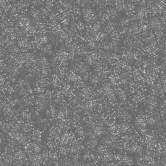 Creatively arranged hand drawn hatches in seamless vector texture. Dark grey version. Repeating layout for adding texture to illustration. Stylization tool for adding hand drawn look of your artwork.