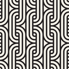 Vector seamless lattice pattern. Modern stylish texture with monochrome trellis. Repeating geometric grid. Simple design background. 
