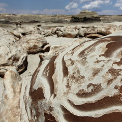 Obraz premium Cracked Eggs Bisti Wilderness Area New Mexico USA