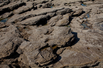 Byeonsan Peninsula of Chaeseokgang cliff in Korea Marine cliff 