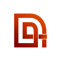 Letter D Abstract Logo