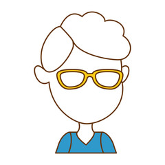 cute and little boy vector illustration design