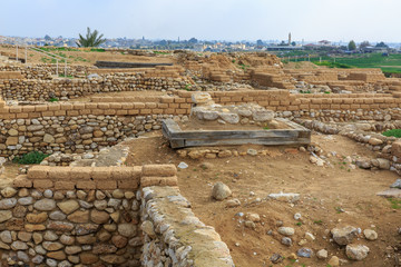 View on ancient ruins