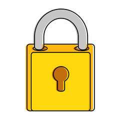 safe secure padlock icon vector illustration design