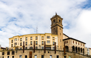 Fototapeta na wymiar Religious monuments of the Basque capital, Vitoria, Spain