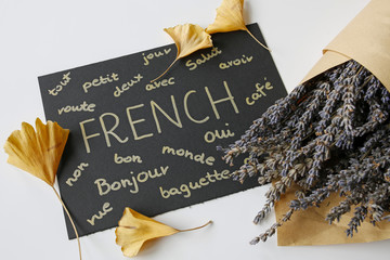 concept of learning french language © chrupka