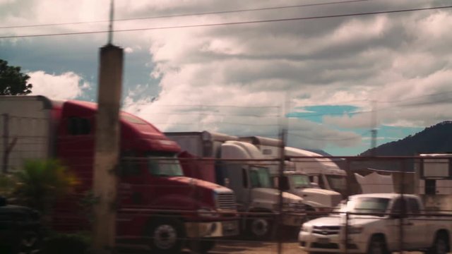 showing the live on the streets of guatemala with cars people and a lot of cool stuff in super slow motion at 200 frames per second