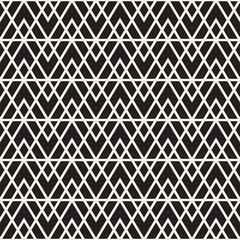 Vector seamless stripes pattern. Modern stylish texture with monochrome trellis. Repeating geometric hexagonal grid. Simple lattice design.