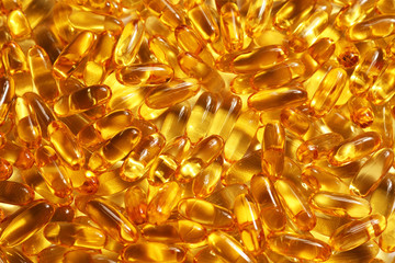 Cod liver oil capsules