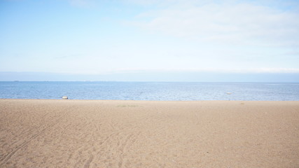 Fototapeta na wymiar Photo of the beach on the Baltic sea