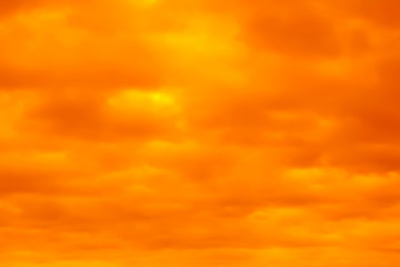 a fantastic yellow red sky. apocalyptic sky. background.
