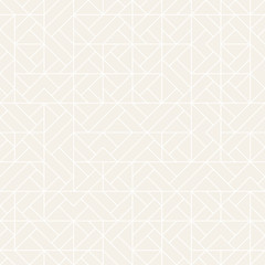 Vector seamless lattice pattern. Modern subtle texture with monochrome trellis. Repeating geometric grid. Simple design background.
