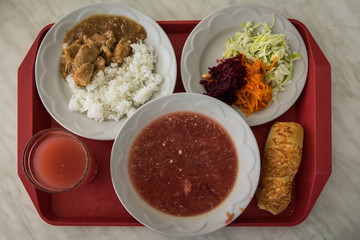 chernobyl canteen meal
