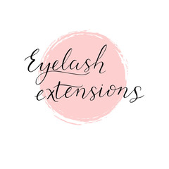 Eyelash extensions logo