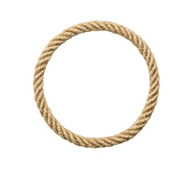 Circle rope frame, including clipping path