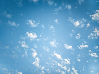 Blue Sky with Little Clouds