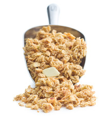 The granola breakfast cereals.