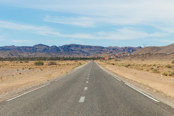 Sahara, Morocco : road trip. Jeep tours on the desert are very popular tourist attraction