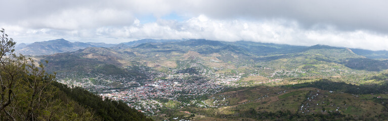 Fototapeta na wymiar Panorama de Matagalpa, Nicaragua