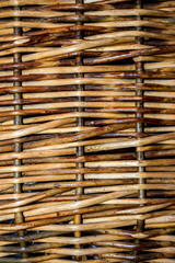 Background woven of willow twigs