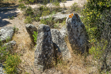 Menhire von Palaggiu af der Insel Korsika