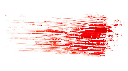 Blood isolated on white background