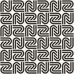 Vector seamless lattice pattern. Modern stylish texture with monochrome trellis. Repeating geometric grid. Simple design background. 