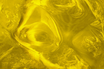 Abstract Yellow Background. Blur Image of Golden Light. Blurred Lights on Yellow background or Lights on Yellow Background.Abstract Water Texture.