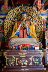 Fototapeta premium Golden Buddha statue