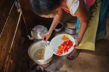 African cooking place in Entebbe, Uganda