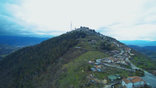 Fumone, comune in the Province of Frosinone in the Italian region of Lazio. Italy
