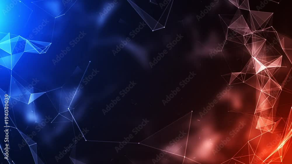 Poster abstract technology and engineering geometrical background. 3d rendering, futuristic technology styl