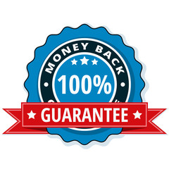 100% Money Back Guarantee illustration