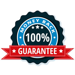 100% Money Back Guarantee illustration