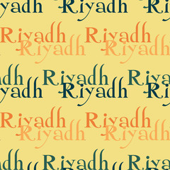 Riyadh creative pattern. Digital design for print, fabric, fashion or presentation.