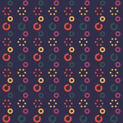 Vertical illusion seamless pattern. Autentic design for textile, print or digital.