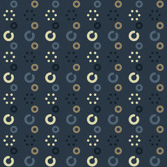 Vertical illusion seamless pattern. Autentic design for textile, print or digital.