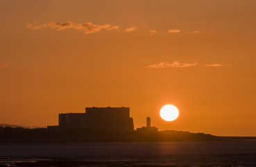 Nuclear Power Station Sunset