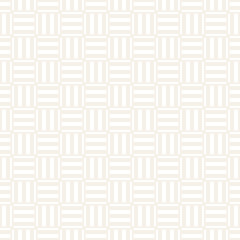 Trendy twill weave Lattice. Abstract Geometric Background Design. Vector Seamless Subtle Pattern.