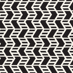 Vector seamless zigzag line pattern. Abstract stylish geometric background. Repeating lattice background