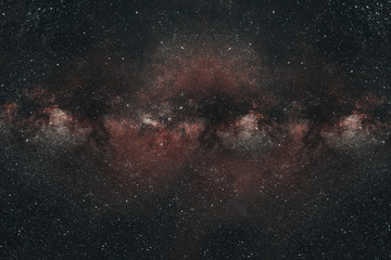 Fototapeta na wymiar The starry night sky. The milky way. Amazing photo large exposure.