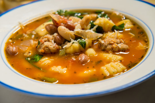 Tuscan Sausage Gnocchi Bean Soup