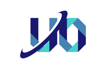 UO Ellipse Swoosh Ribbon Letter Logo