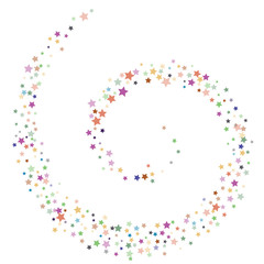 Glitter Vector Falling Stars Pattern. Carnival Festival Confetti Celebration Border. Christmas, New Year, Birthday, Music Firework. Modern Gift Voucher Glitter Vector Falling Stars Pattern.