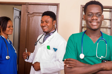 happy doctor team