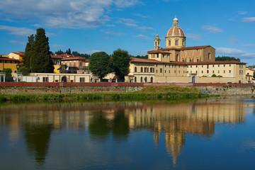 Fototapeta na wymiar Church of San Frediano, Florence, Italy