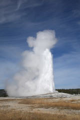 Old Faithful - Yellowstone National Park in Wyoming