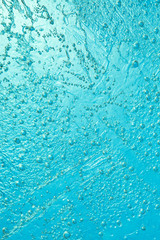 氷の中に閉じ込められた泡