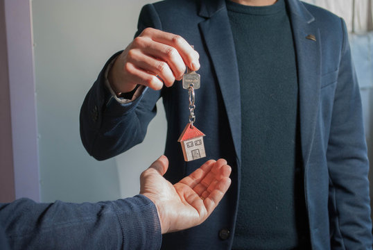 The long-awaited delivery of house keys